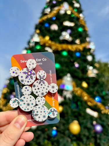 Bib Magnets Snowflakes MH $14