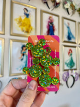 Load image into Gallery viewer, Bib Magnets Lime Green Holo MH $14