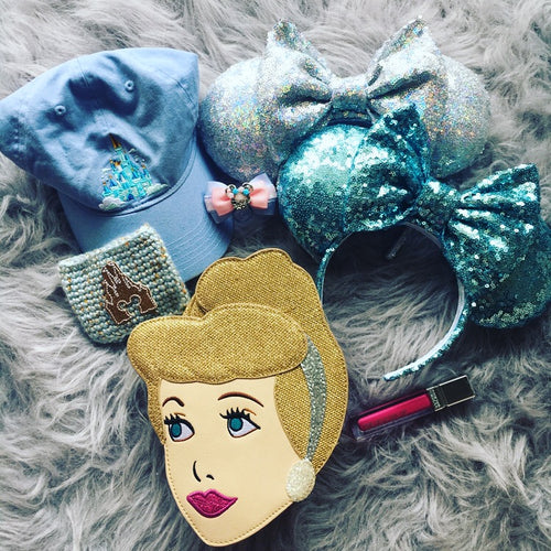 Cindy Blue Sequin Ears $36