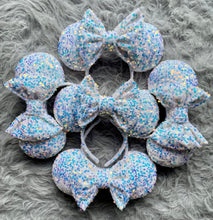 Load image into Gallery viewer, White Pixie Dust Velvet Ears $36