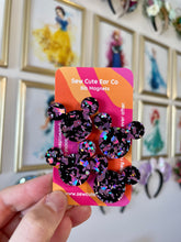 Load image into Gallery viewer, Bib Magnets Black and Rose Quartz MH $14