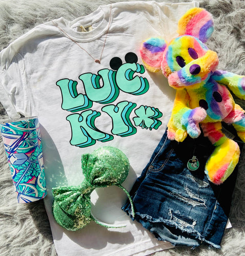 Mint Sequin Ears $36